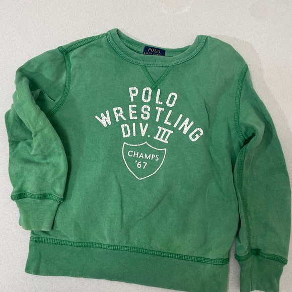 Polo by Ralph Lauren Kids Green Champs Sweatshirt - Picture 1 of 3